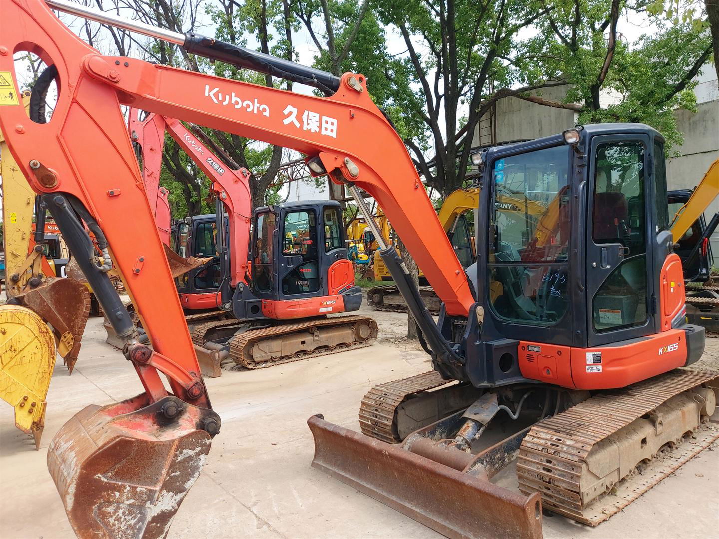 Used Kubota KX165-5(KX165-5)  6Ton Excavator 3