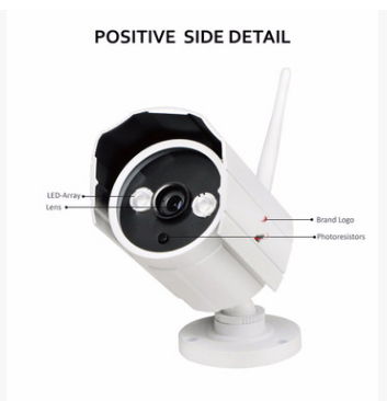 Wansview H264 P2P WIFI 720P Waterproof IP camera Outdoor Surveillance 2