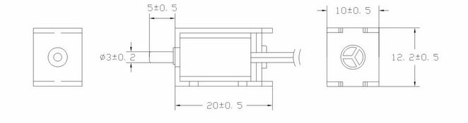 DC 3V  Normal Open Solenoid Air Relief Solenoid Valve  2