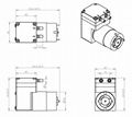 DC12V 24V 12LPM Micro Diaphragm Air Pump for Perfume Diffuser 2