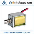 Stroke 3mm 2.5N DC Mini Bistable Electromagnet Micro Solenoid AJK-T0502 