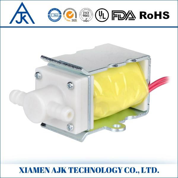 1 way 2 position DC Mini Normal Close Air Water Solenoid Valve AJK-F0505