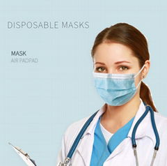 3ply SMS disposable Medical Surgical Face mask to anti virus for daily usage  