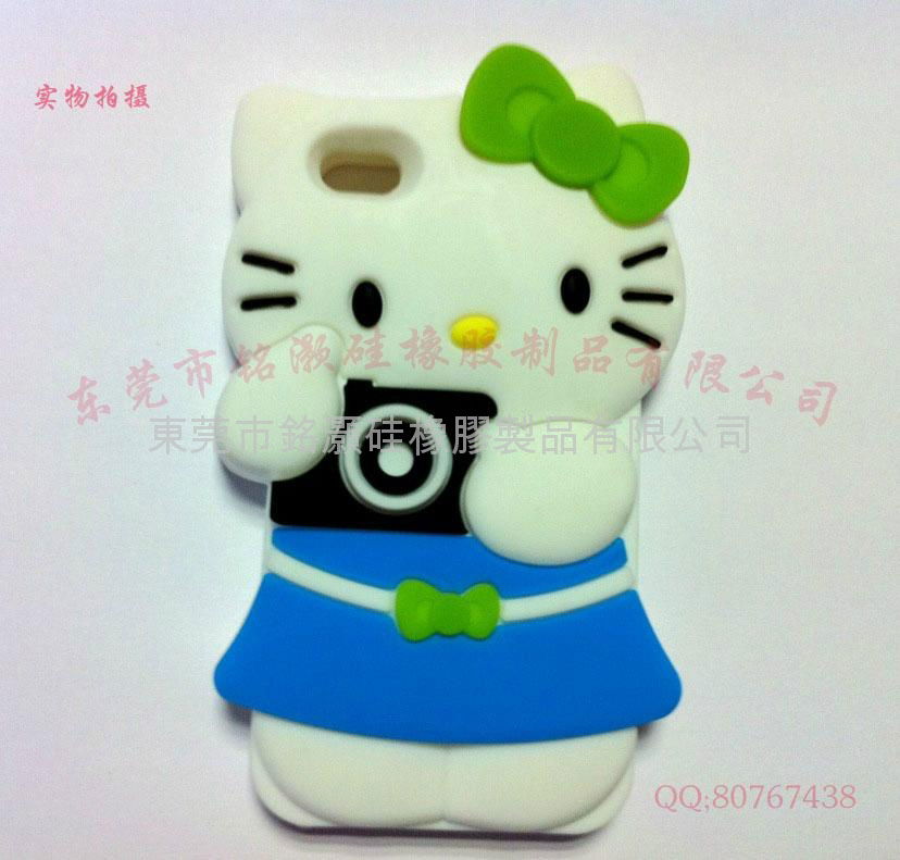 Hellokitty硅膠手機保護套