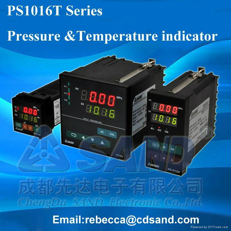 pressure and temperature indicator display(PS1016T)