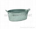 galvanized ice bucket