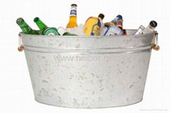 galvanized ice bucket