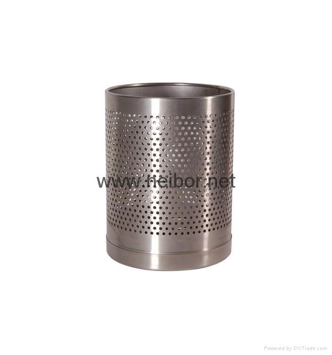 galvanized waste bin trash can trash bin 3