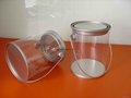 clear PVC candy pail bucket