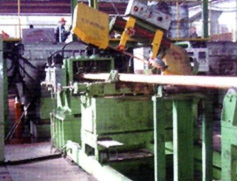 Copper continuous casting machine