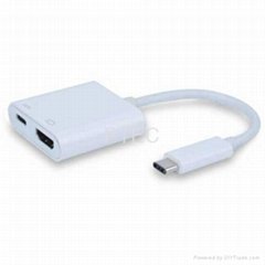 USB 3.1 Type C to HDMI with type C Charging Adapter