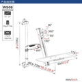 長臂猿人體工學站立站立辦公帶鍵盤托顯示器支架YS-WS08 2