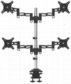 长臂猿四屏多功能桌面显示器支架