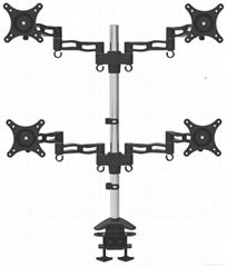 长臂猿四屏多功能桌面显示器支架YS-D08C-2