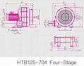 中压鼓风机，透浦多段式鼓风机，HTB125-704