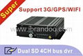 4 channel bus DVR/3G/WIFI/GPS optional 1