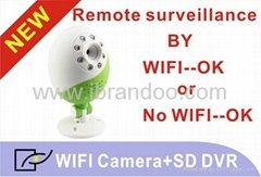 New arrival WIFI camera for remote surveillance auto recording