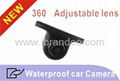 Micro 360° adjustable lens car camera