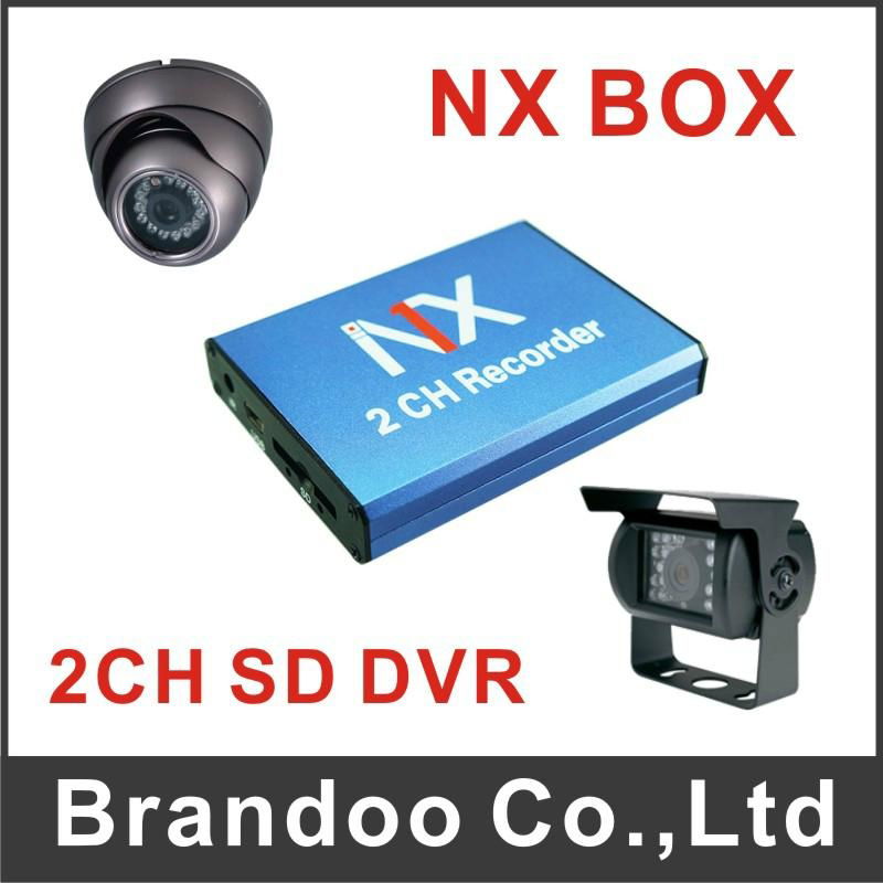 2 channel Car DVR/taxi dvr/bus dvr/mobile DVR/128GB SD DVR 3