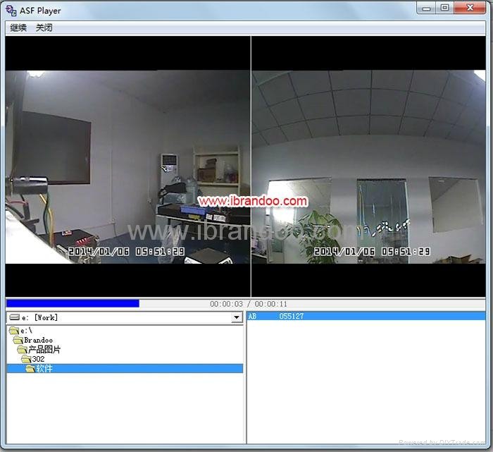 2 channel CCTV DVR with motion detection, 2 cameras recording, 60f/s