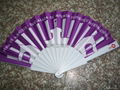 Folding nylon frisbee hand fan   5