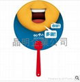 Folding nylon frisbee hand fan   4