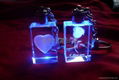 LED Crystal key chain 3