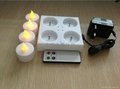 4 rechargeable candles