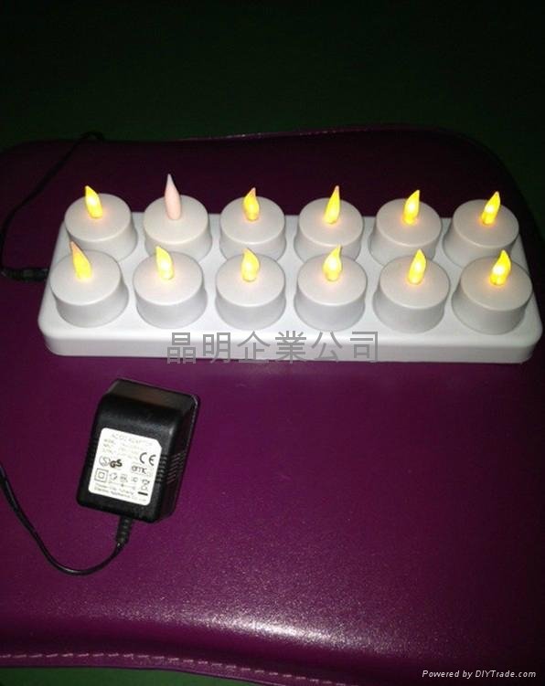4 rechargeable candles 4