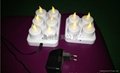 4 rechargeable candles