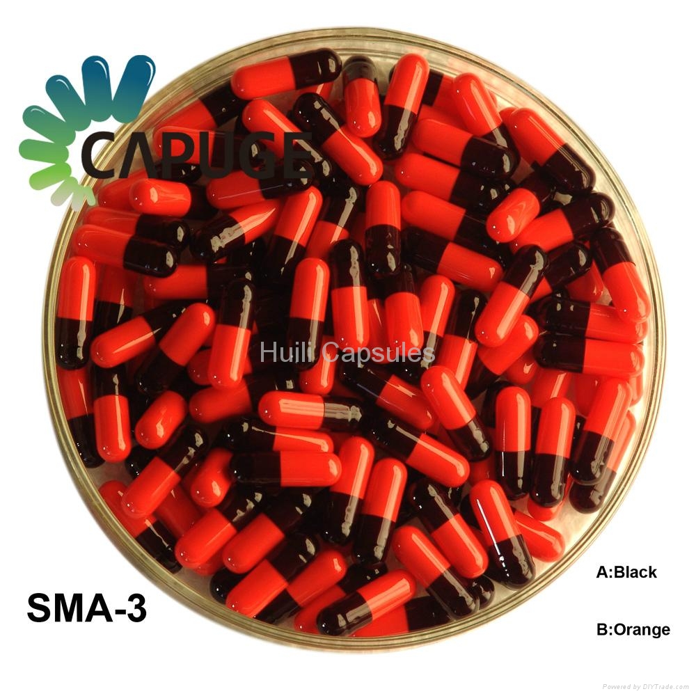 Gelatin Capsules with FDA and Halal certification Size 0, 1, 2, 3
