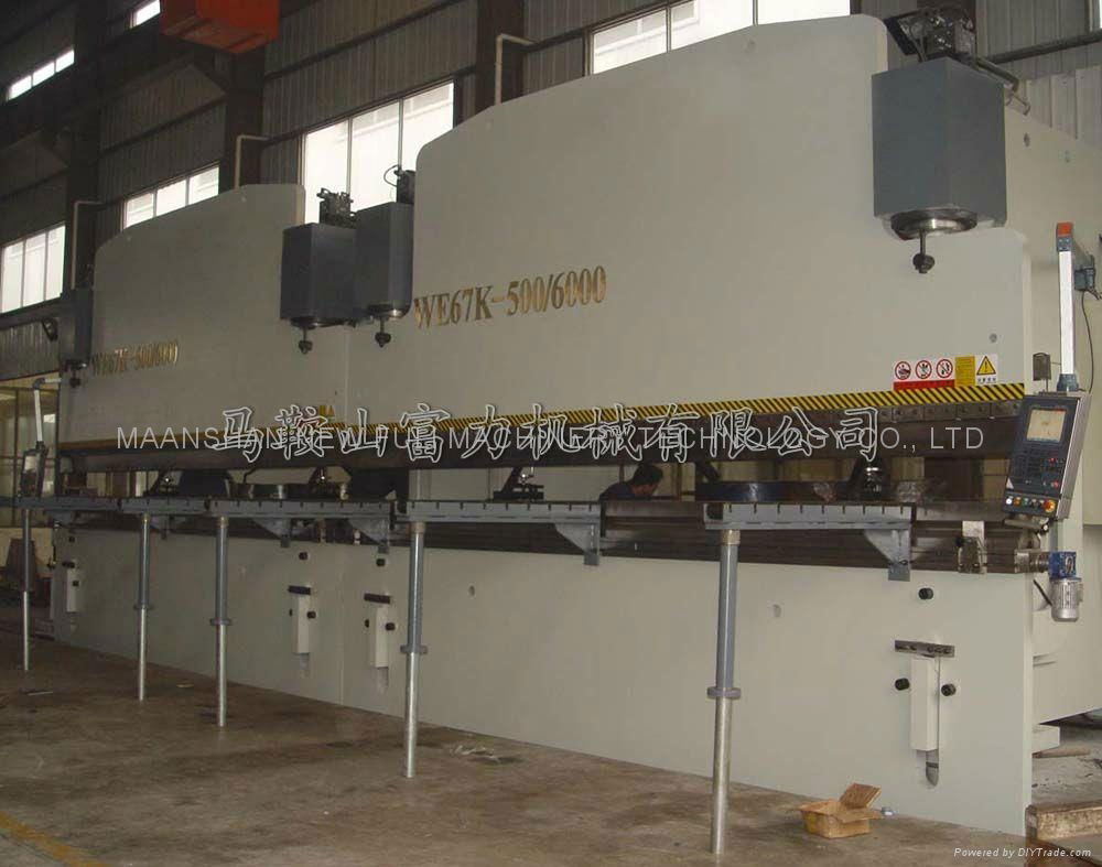 WC67K series hydraulic CNC press brake 4