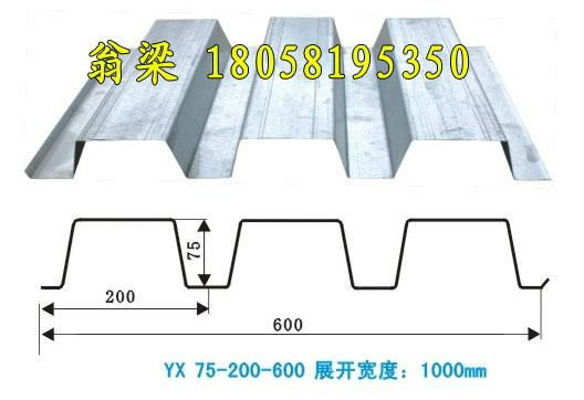 YX51-200-600燕尾式楼承板 3