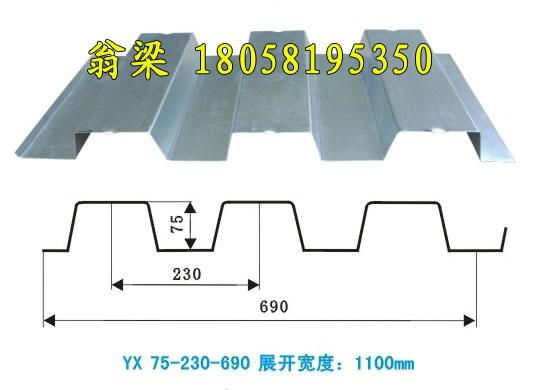 YX51-200-600燕尾式楼承板 4