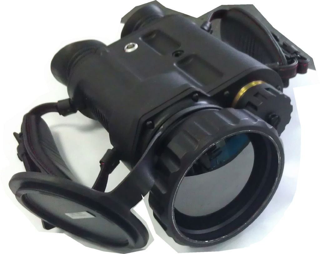 Thermal imaging binocular, uncooled amorphous silicon FPA; 384X288;