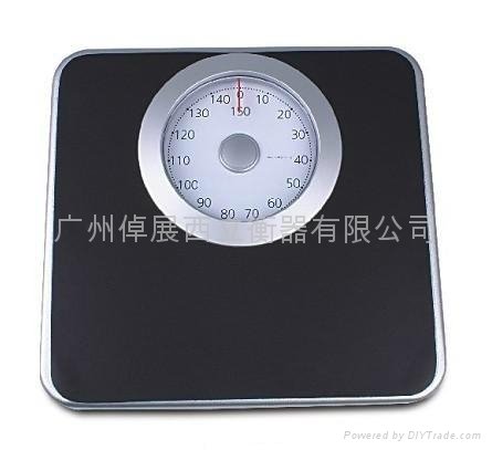 Bathroom supplies cold-rolled steel body mechanical weighing scales