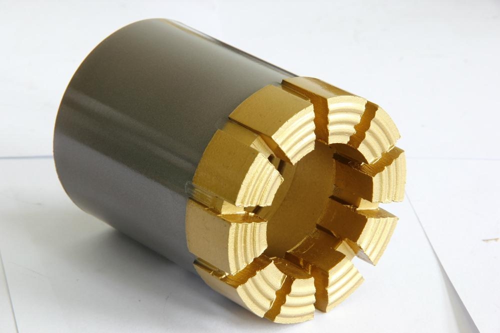 diamond drill bit and reaming shells for geological exploration BQ,NQ