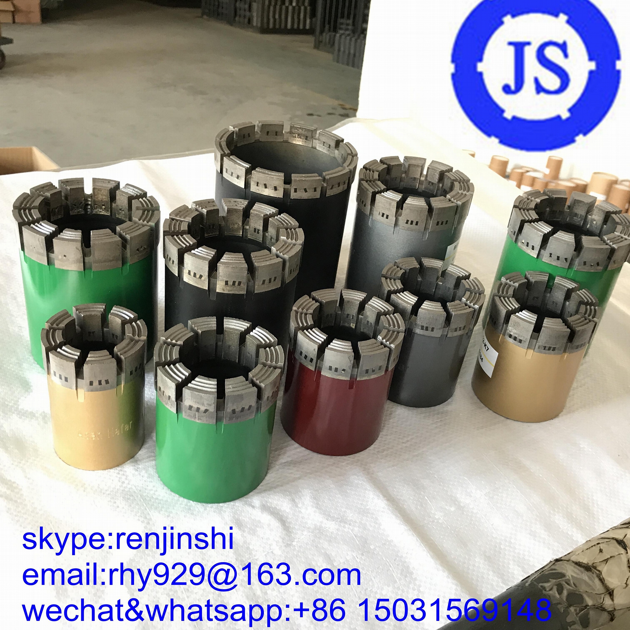 diamond core drill bits AQ,BQ,NQ,HQ,PQ JS (China Manufacturer