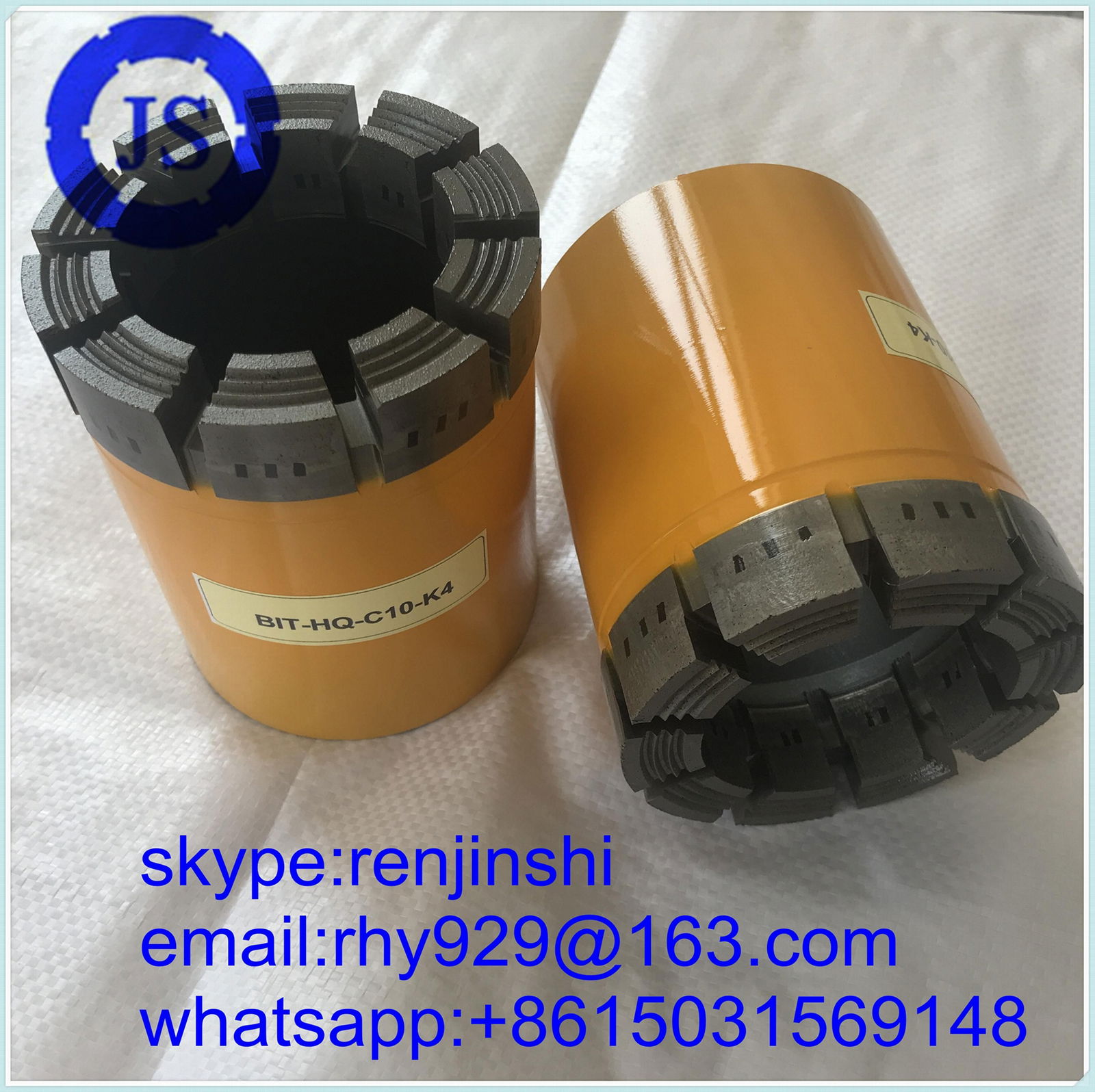 Mine drill impregnated diamond core drill bit nq hq  5