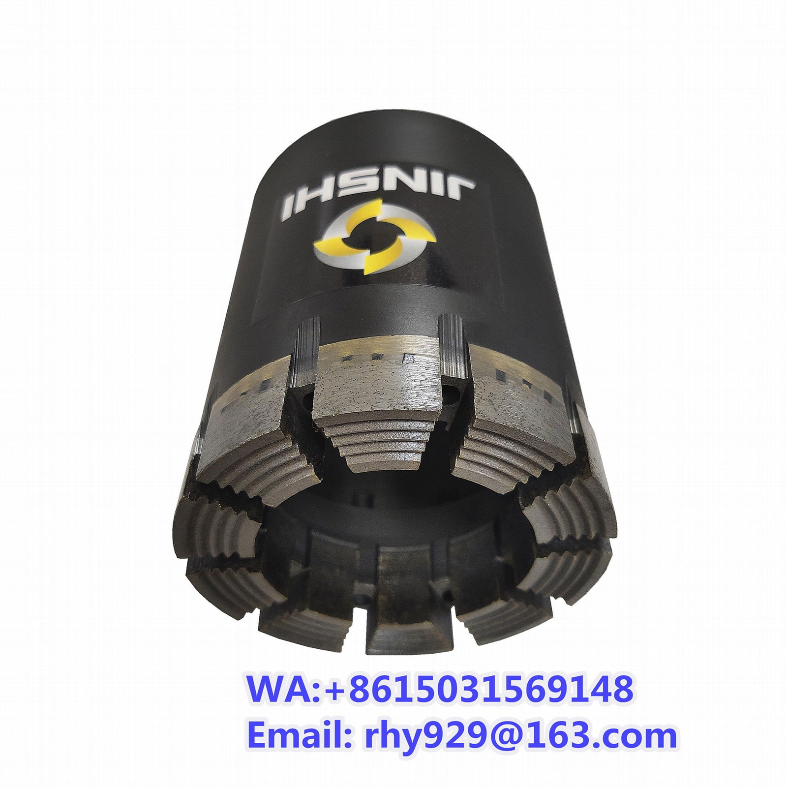 Mine drill impregnated diamond core drill bit nq hq 