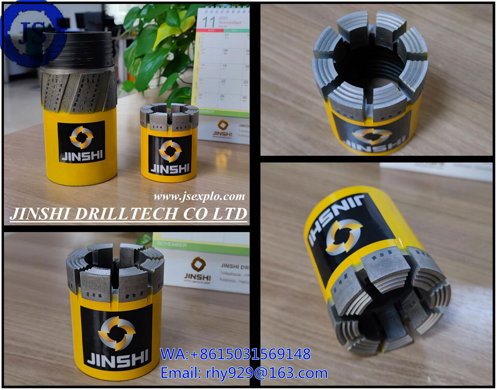 BQ NQ HQ PQ NQ3 HQ3 impregnated diamond core drill bit 5