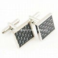 Custom metal men cufflinks for men 4