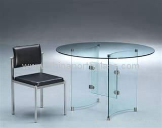 Tempered glass table