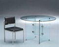 Tempered glass table