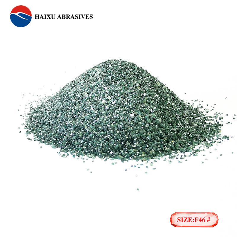 Green Silicon Carbide For Blasting Titanium Alloy 3