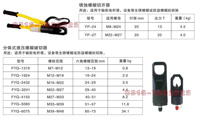 機械螺母破切器