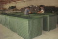 WELDED WIRE MESH barrier against blast or small-arms. 1