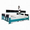 5 axis CNC stone waterjet cutting machine with intensifier pump