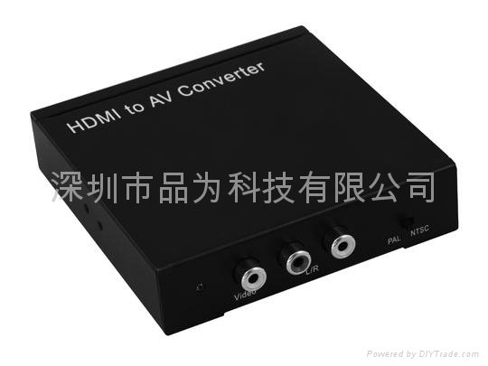 HDMI to AV+R/L Audio Converter 2