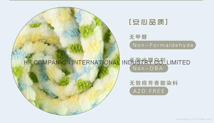 100% cotton untwisted yarn dyeing tissue 48x27cm activity in children 4